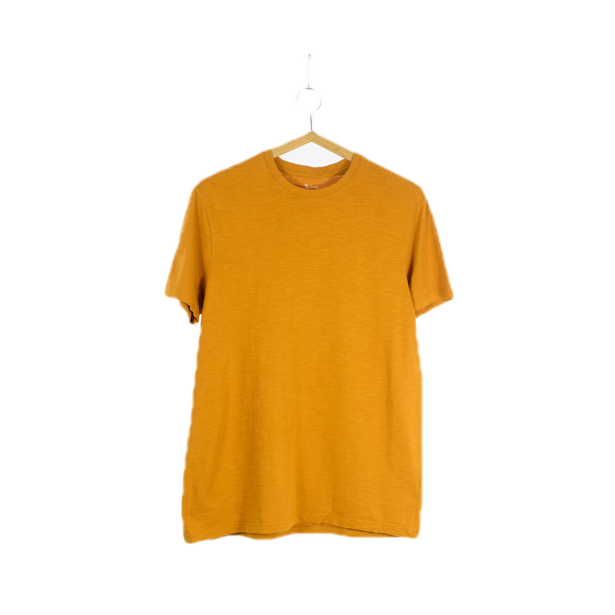Hořčicové bavlněné tričko M