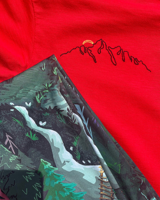 Red Rocks - Upcyklované tričko