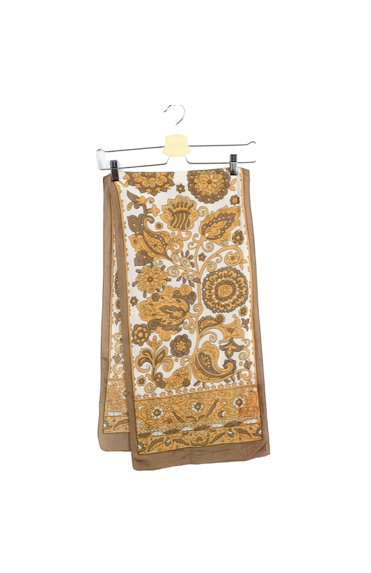 Bavlněný ornamentální vintage šátek