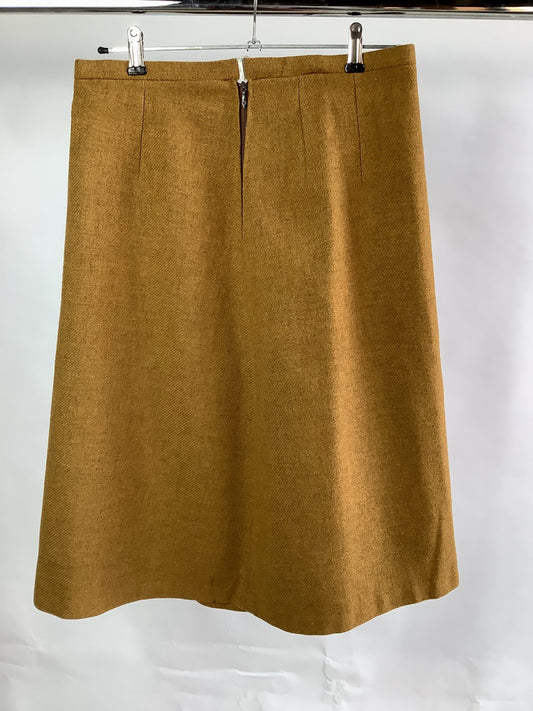Vlněná vintage áčková sukně vel. M