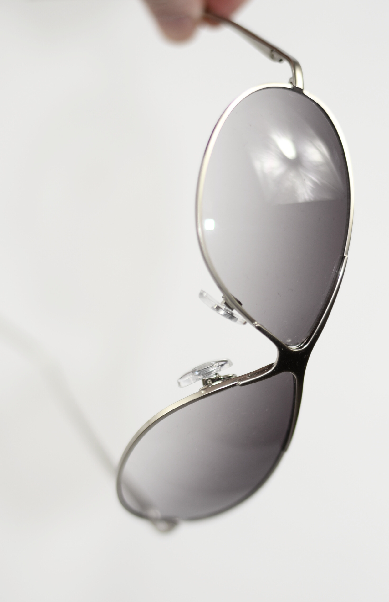 Retro stříbrné žíhané brýle