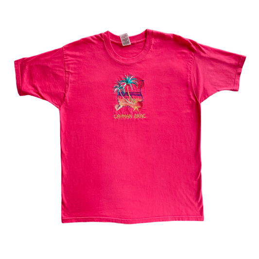 destination t-shirt Cayman Brac hot pink UNISEX