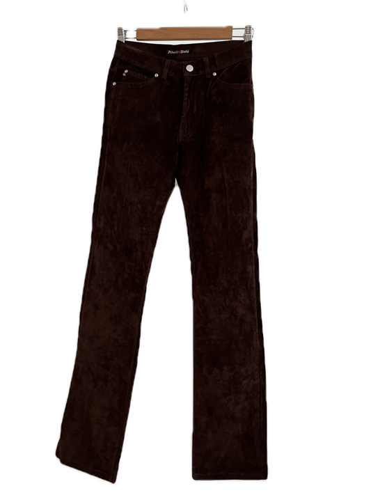 Velvet brown pants