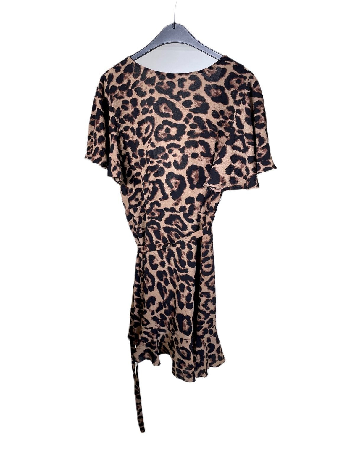 Zavazovací leopardí šaty S