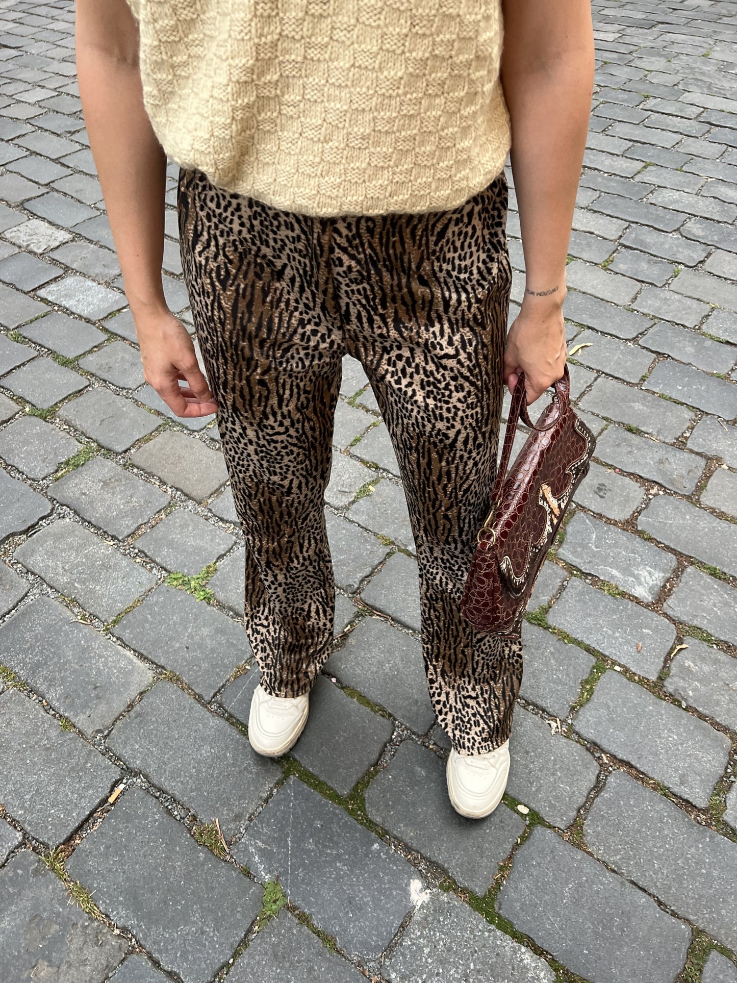 Leopard kalhoty